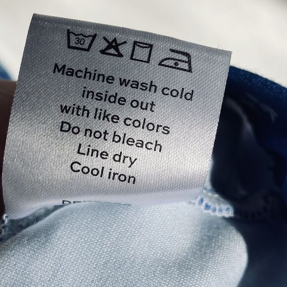 Draper James Dress 2XL Blue Floral Cap Sleeves Knee Length Spring Preppy - Picture 7 of 7